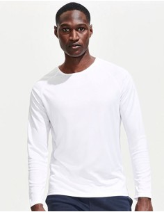 S-02071-Mens Long Sleeve Sports T-Shirt Sporty 2